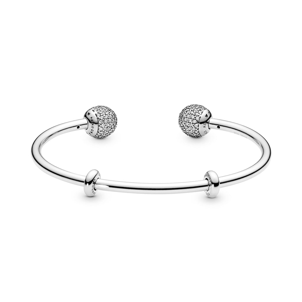Pandora Moments Open Pave Bangle
