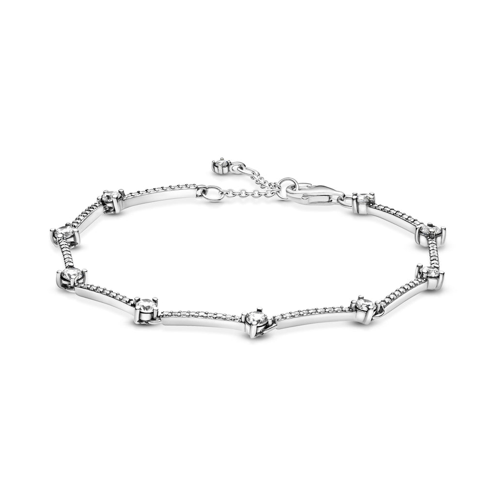 Pandora Sparkling Pave Bars Bracelet