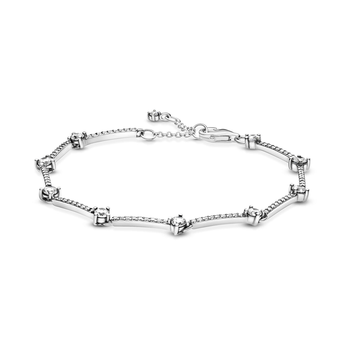 Pandora Sparkling Pave Bars Bracelet