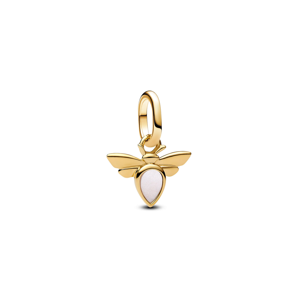 Pandora White Bee Mini Dangle Charm