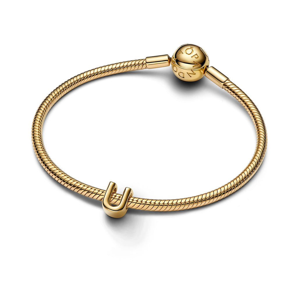 Pandora Letter U Alphabet Charm