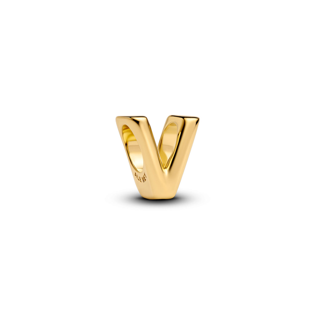 Pandora Letter V Alphabet Charm