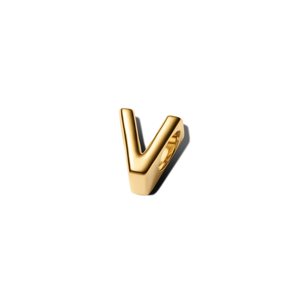 Pandora Letter V Alphabet Charm