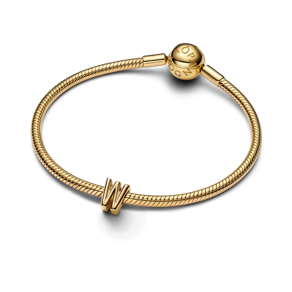 Pandora Letter W Alphabet Charm
