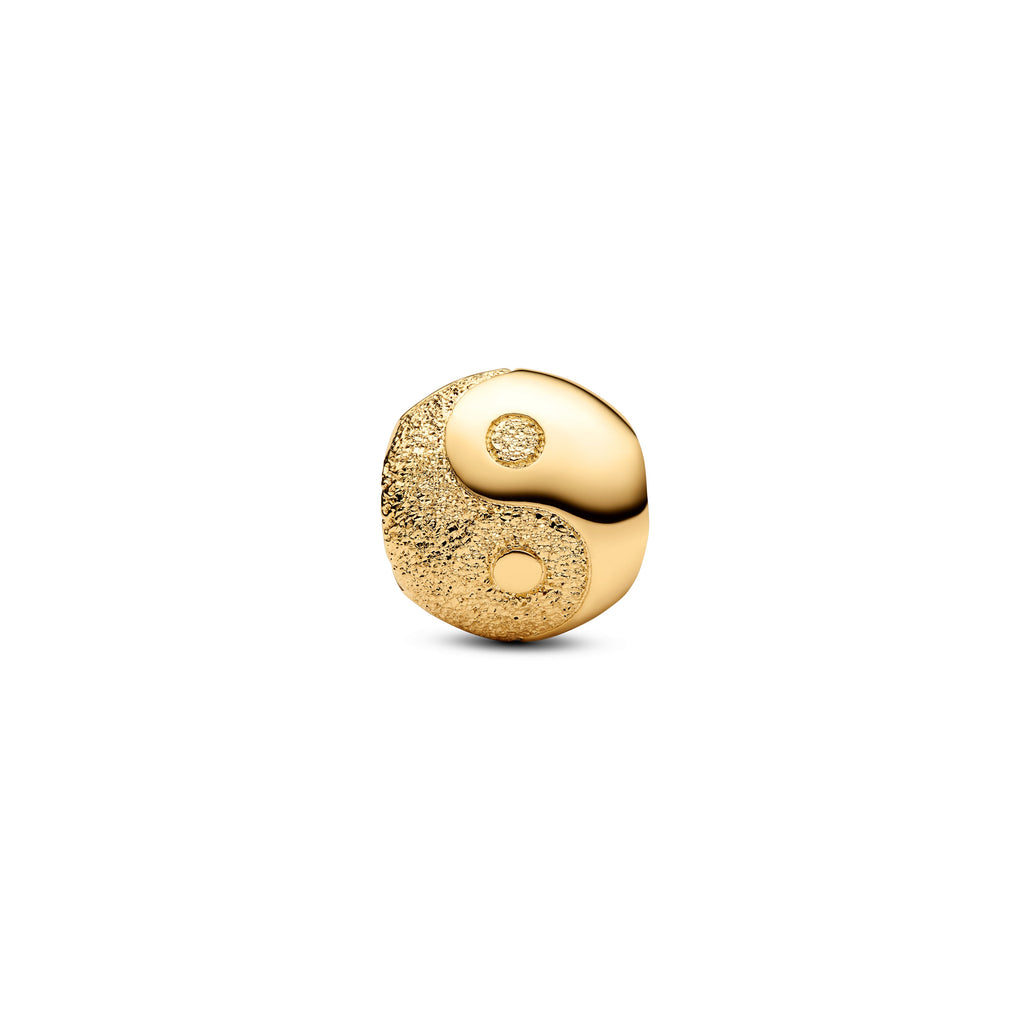 Pandora Textured Yin and Yang Mini Charm