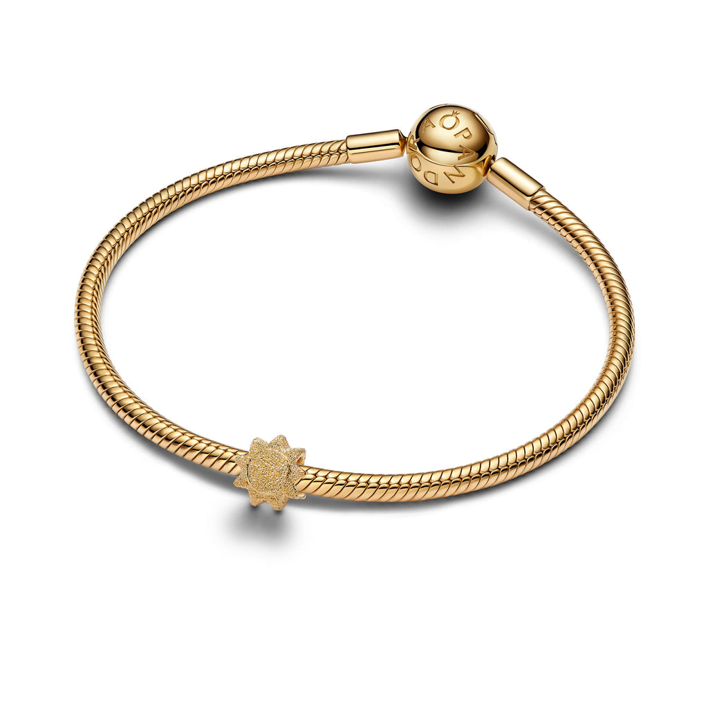 Pandora Textured Sun Mini Charm