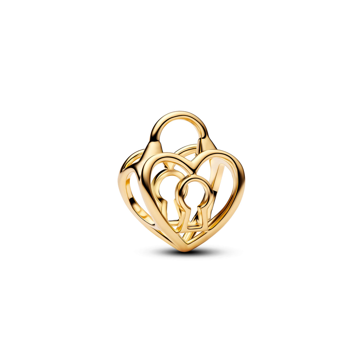 Pandora Openwork Heart Padlock Charm