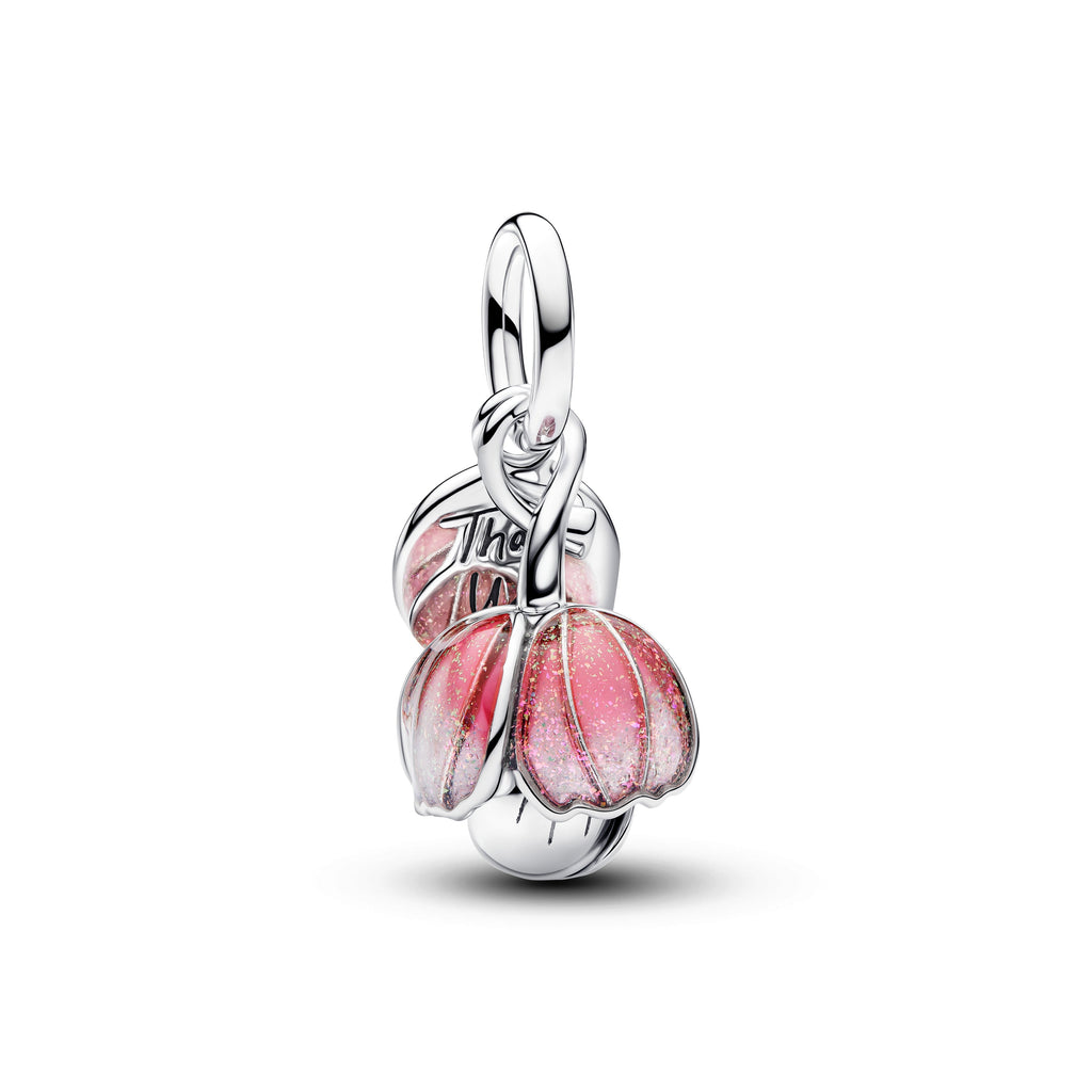 Pandora Two-Tone Blooming Flower Dangle Charm