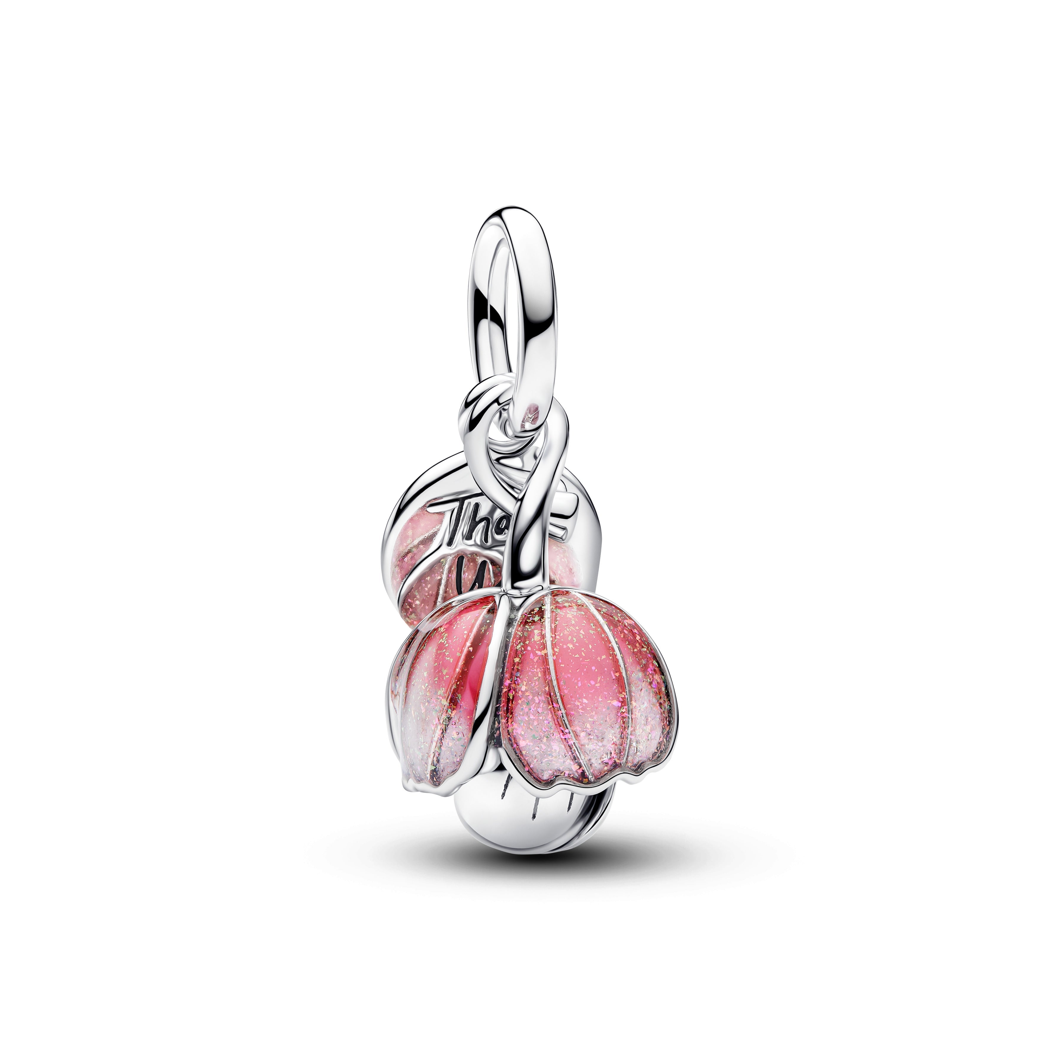 Pandora Two-Tone Blooming Flower Dangle Charm