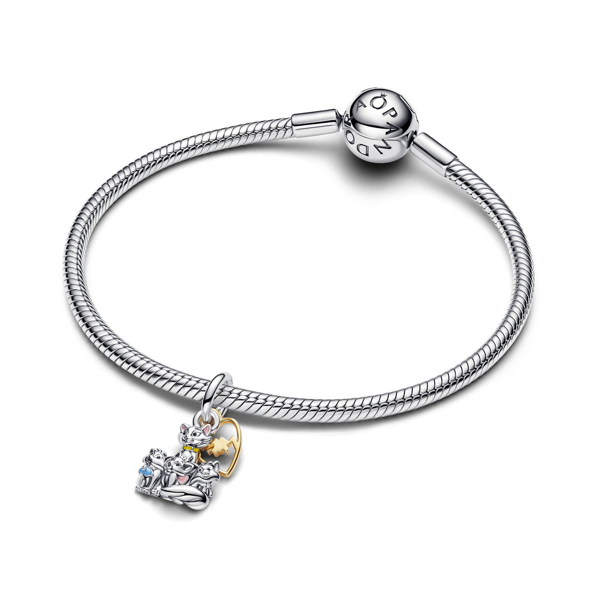Pandora Disney Aristocats Duchess & Kittens Dangle Charm