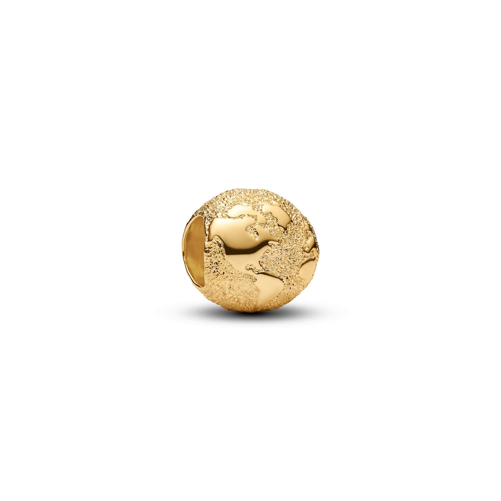 Pandora Textured Globe Mini Charm