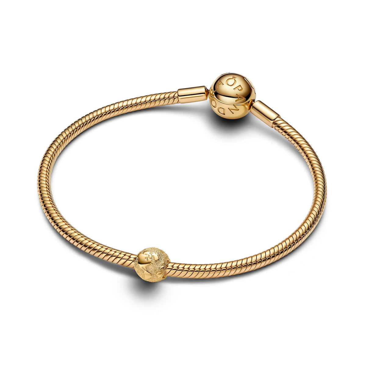 Pandora Textured Globe Mini Charm