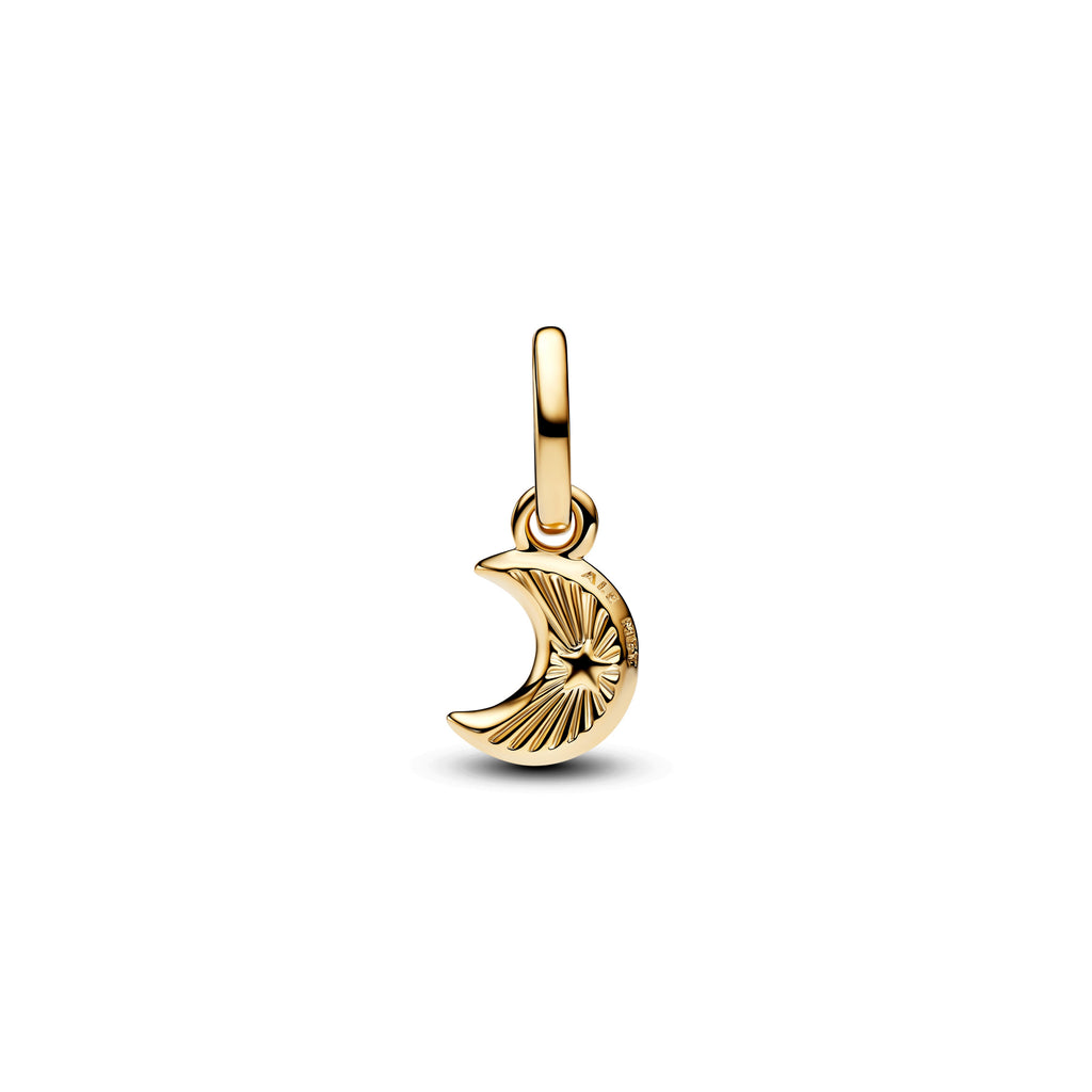 Pandora White Crescent Moon Mini Dangle Charm