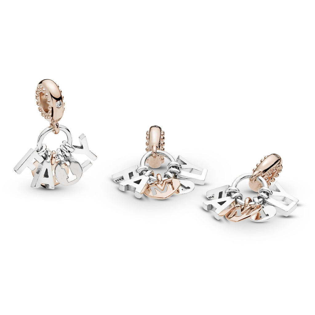 Pandora Family Letters Dangle Charm