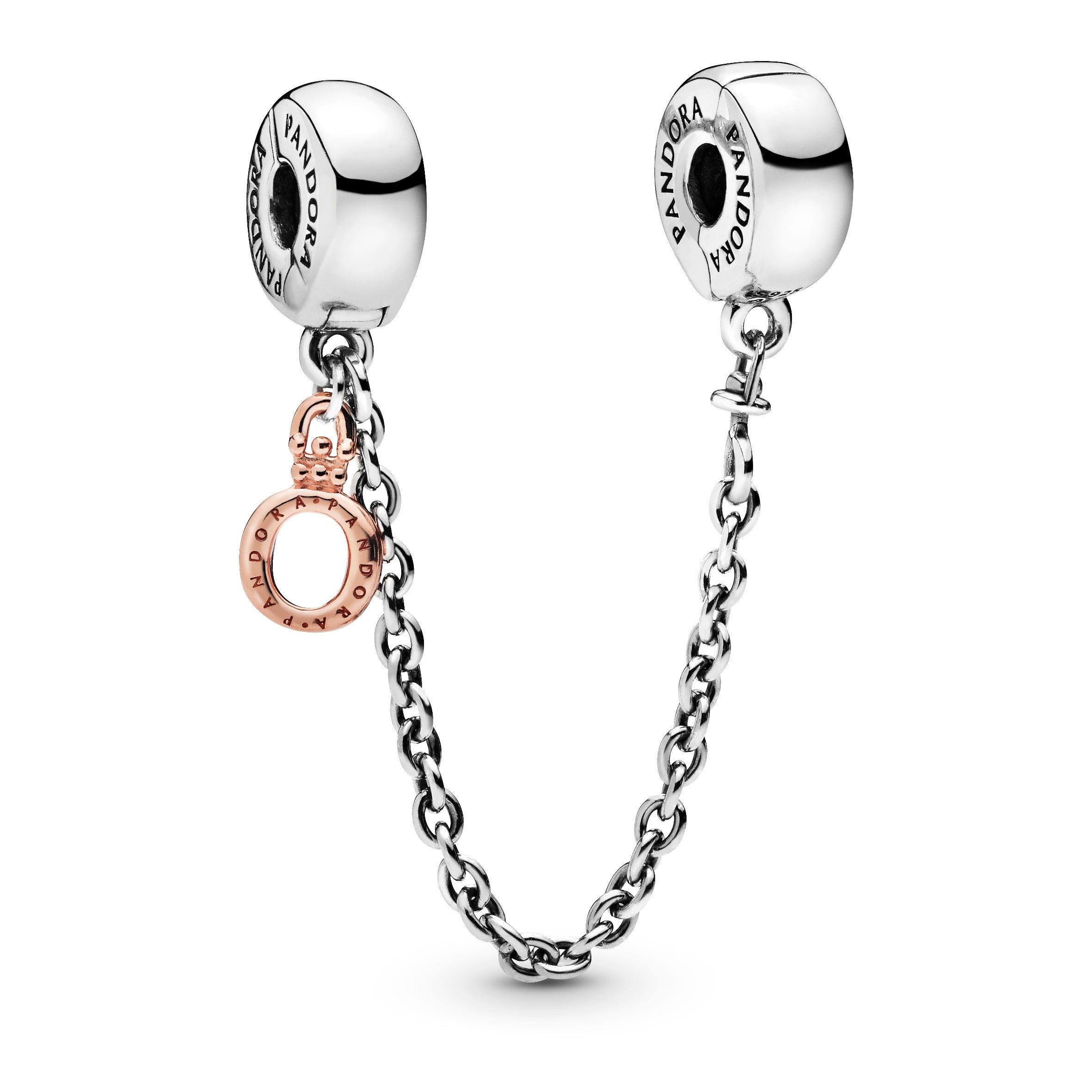 Pandora Dangling Crown O Safety Chain Charm