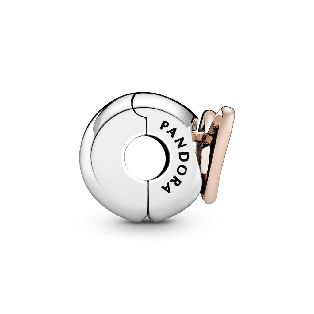 Pandora Freehand Heart Clip Charm