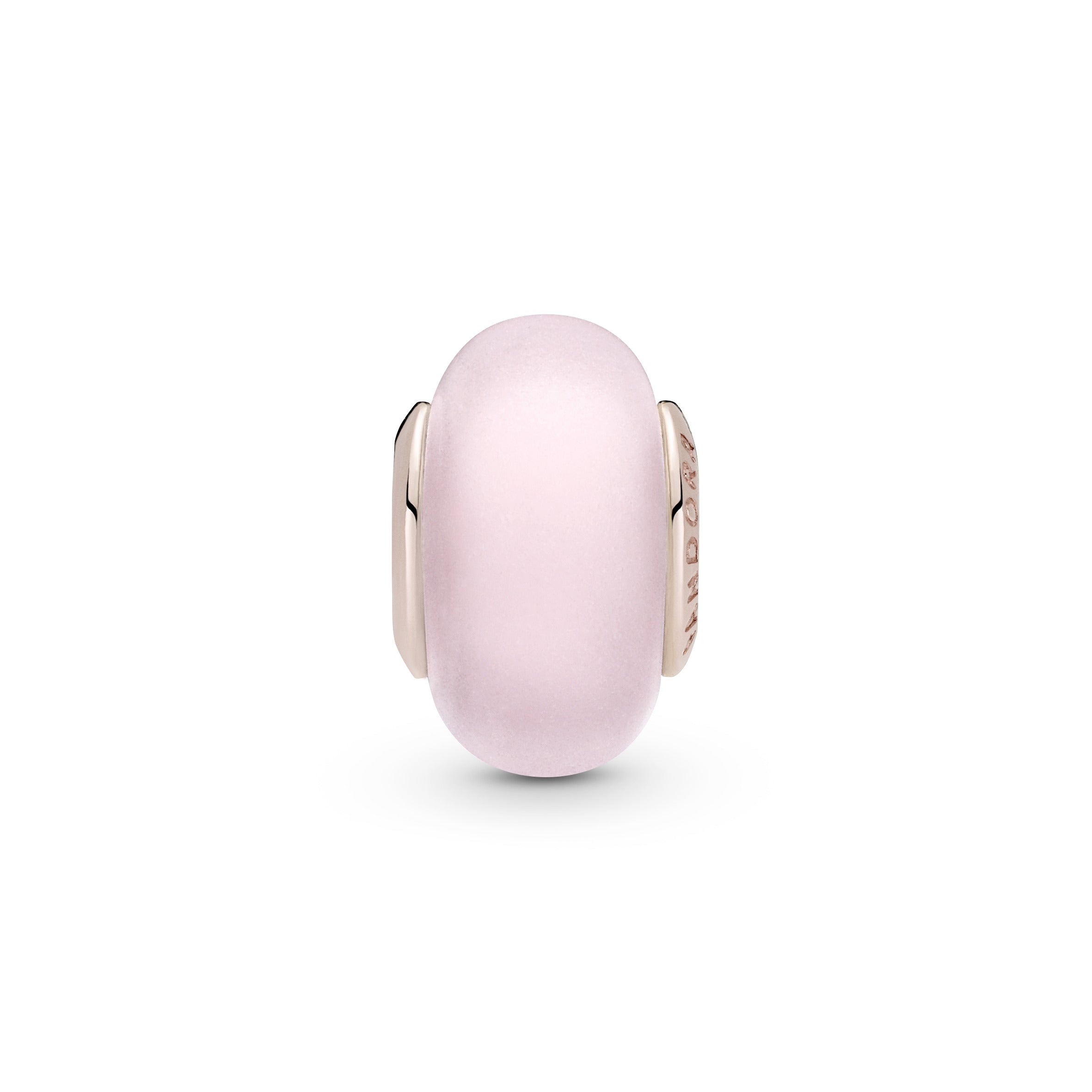 Pandora Matte Pink Murano Glass Charm