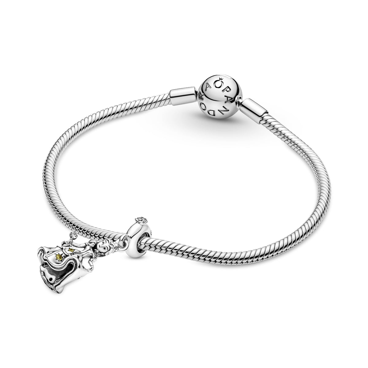 Pandora Disney Beauty and the Beast Dancing Belle Dangle Charm