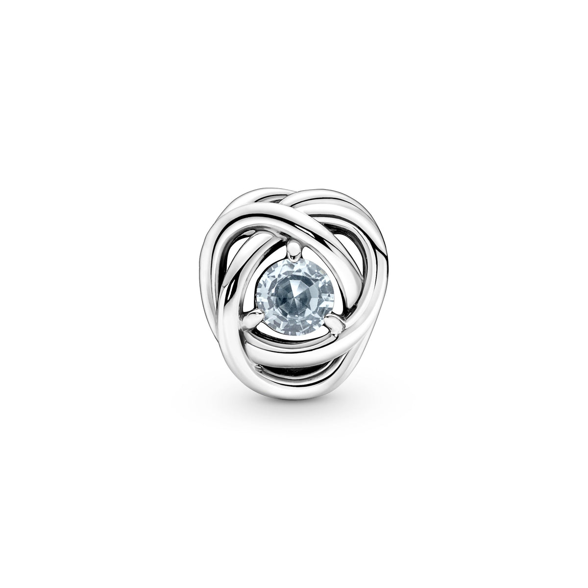 Pandora Sea Aqua Blue Eternity Circle Charm