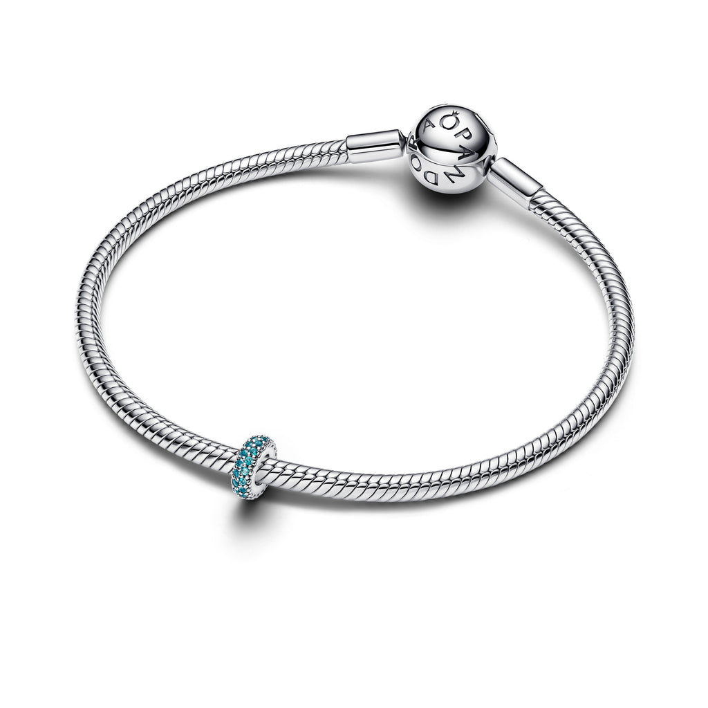 Pandora Ice Blue Stone Spacer Charm