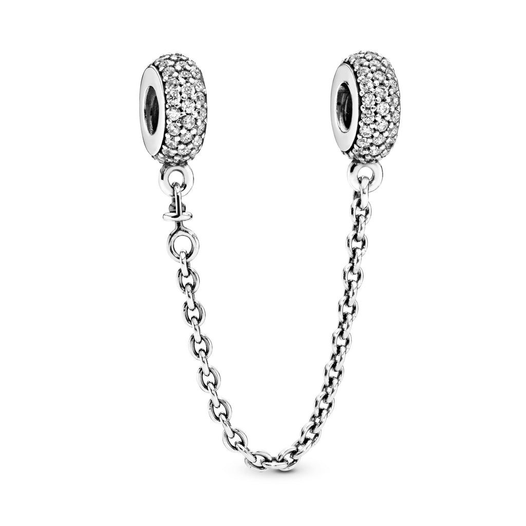 Pandora Sparkling Pave Safety Chain Charm