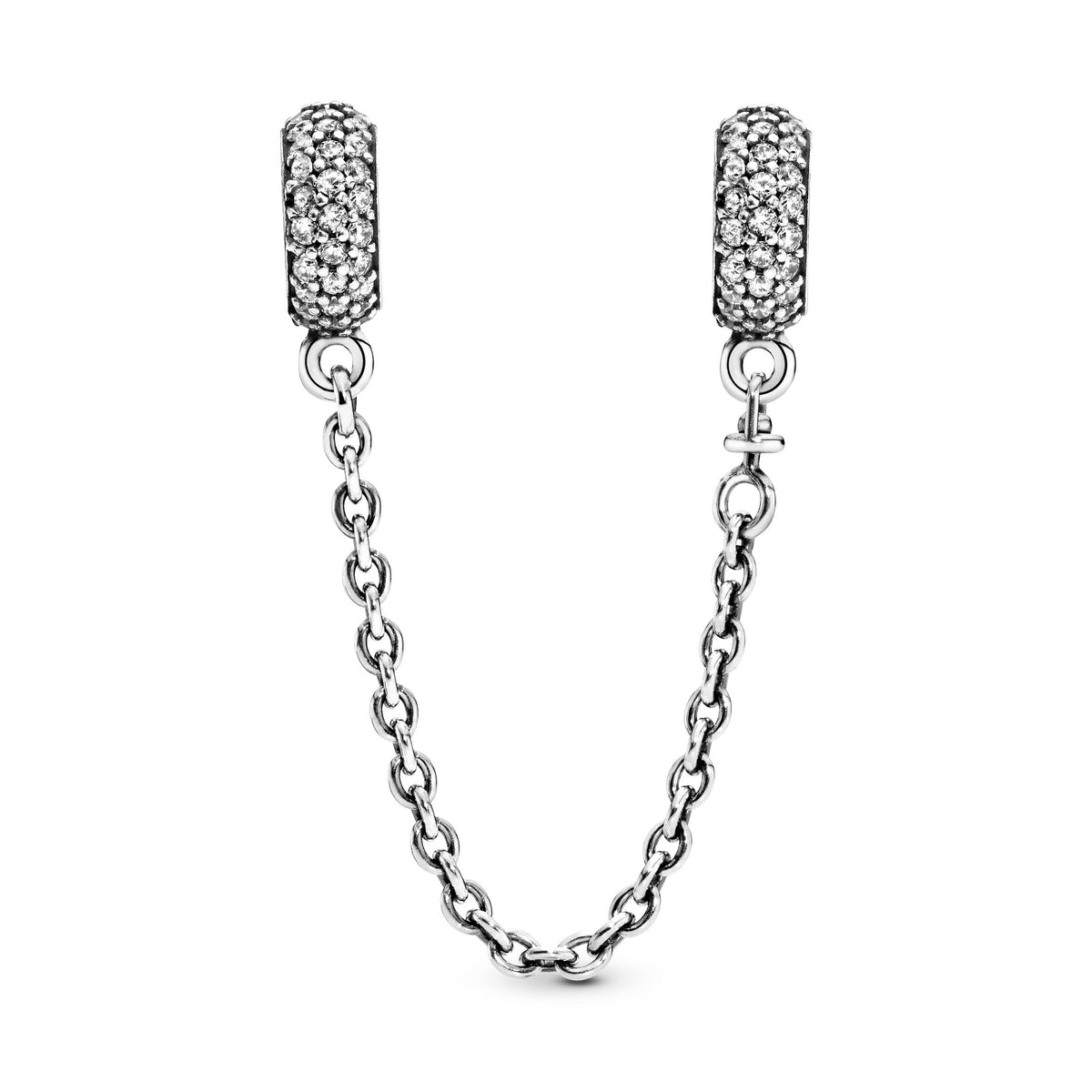 Pandora Sparkling Pave Safety Chain Charm