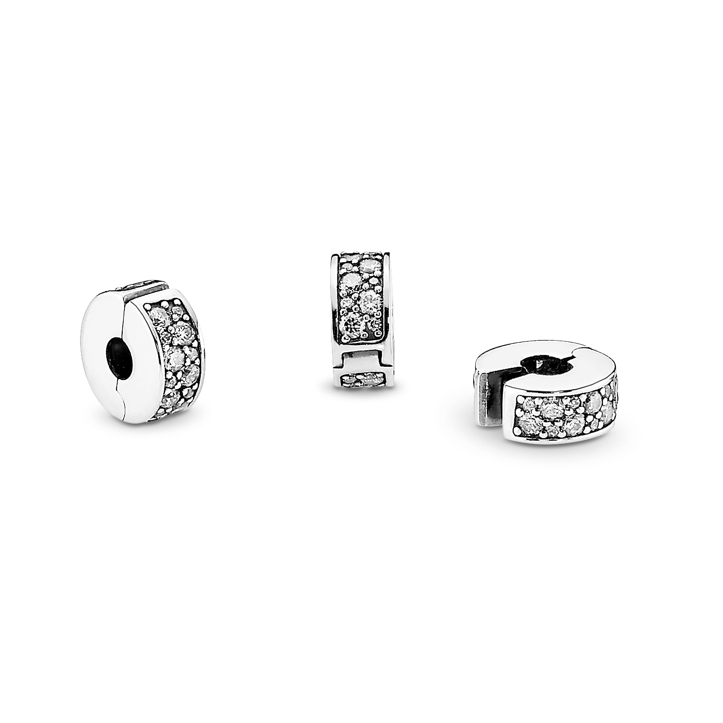 Pandora Clear Pave Clip Charm