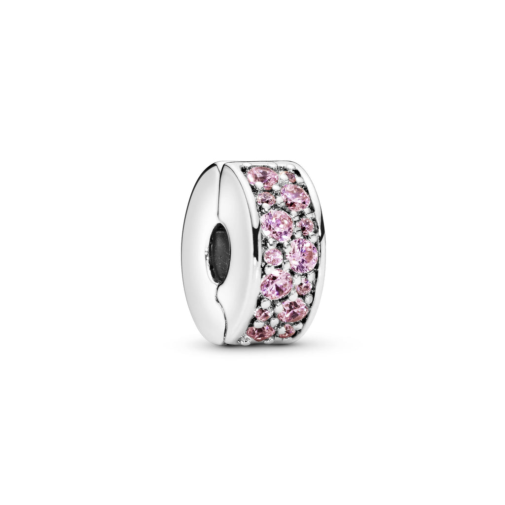 Pandora Pink Pave Clip Charm