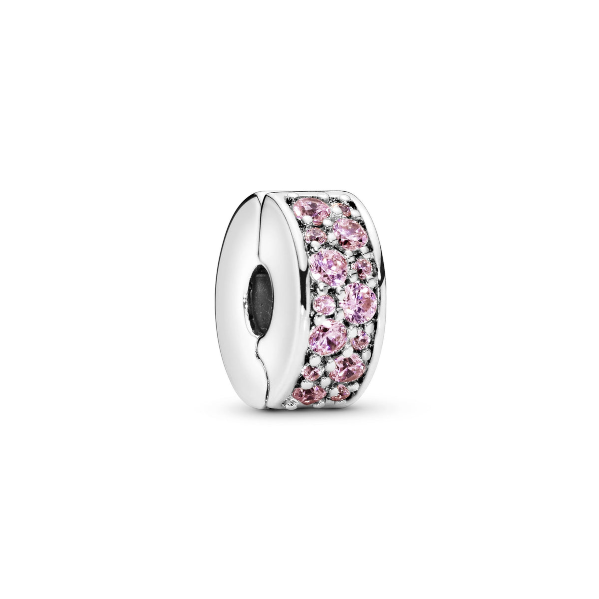Pandora Pink Pave Clip Charm