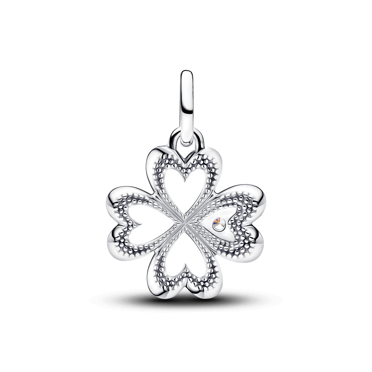 Pandora Heart Four-Leaf Clover Medallion Charm