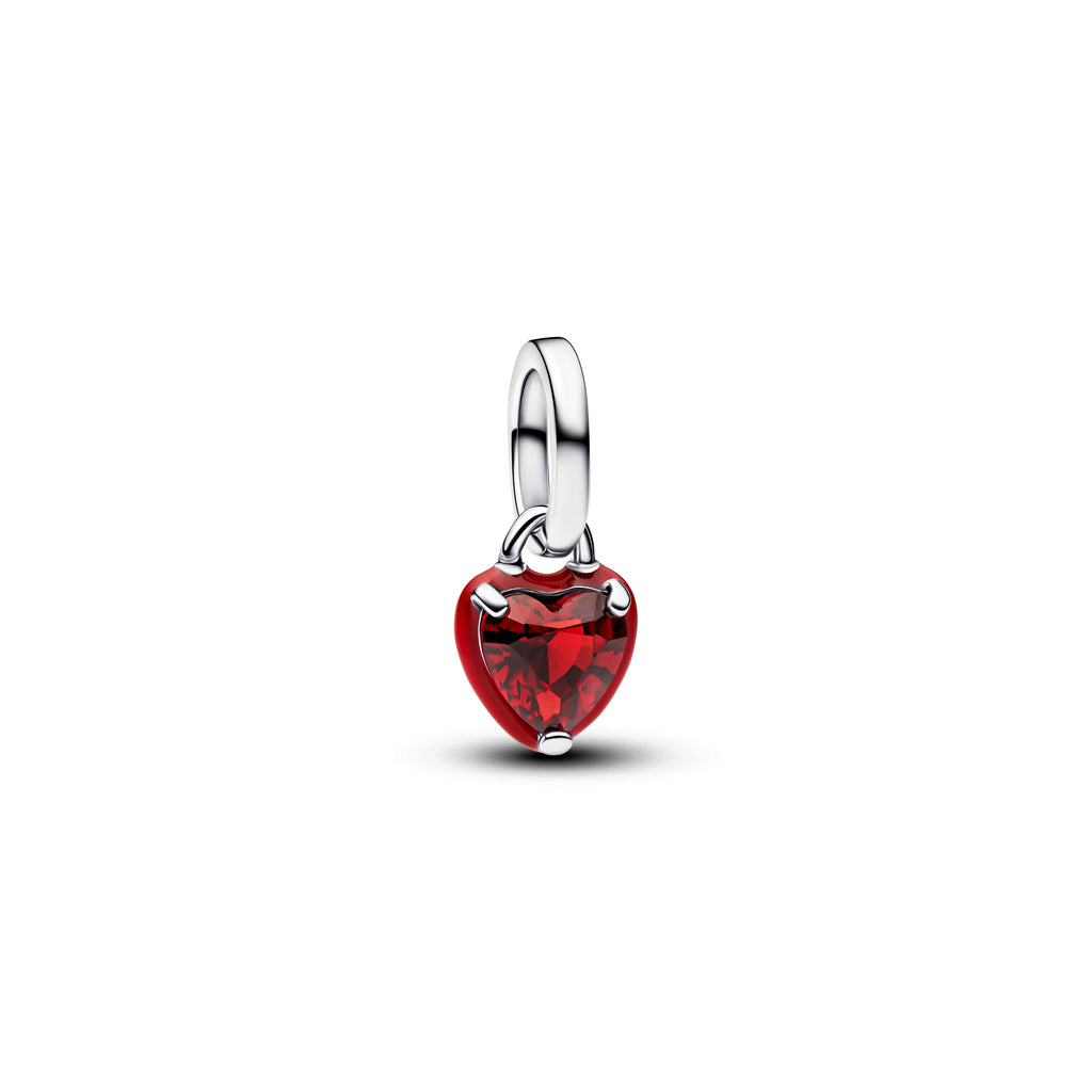 Pandora Red Chakra Heart Mini Dangle Charm