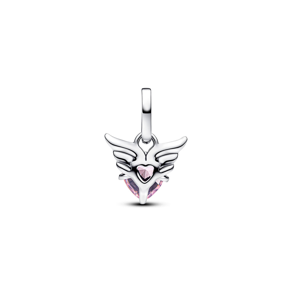 Pandora Winged Heart Mini Dangle Charm