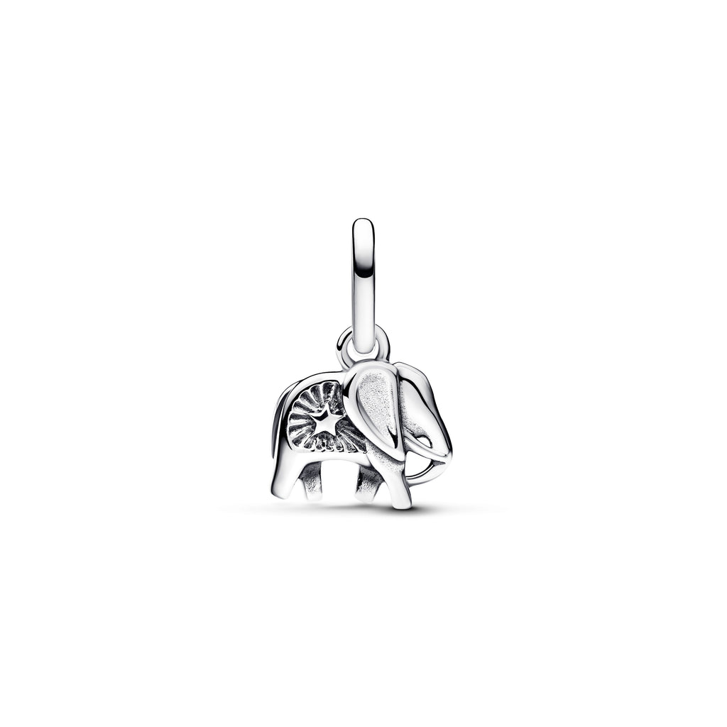 Pandora Turquoise-colored Elephant Mini Dangle Charm