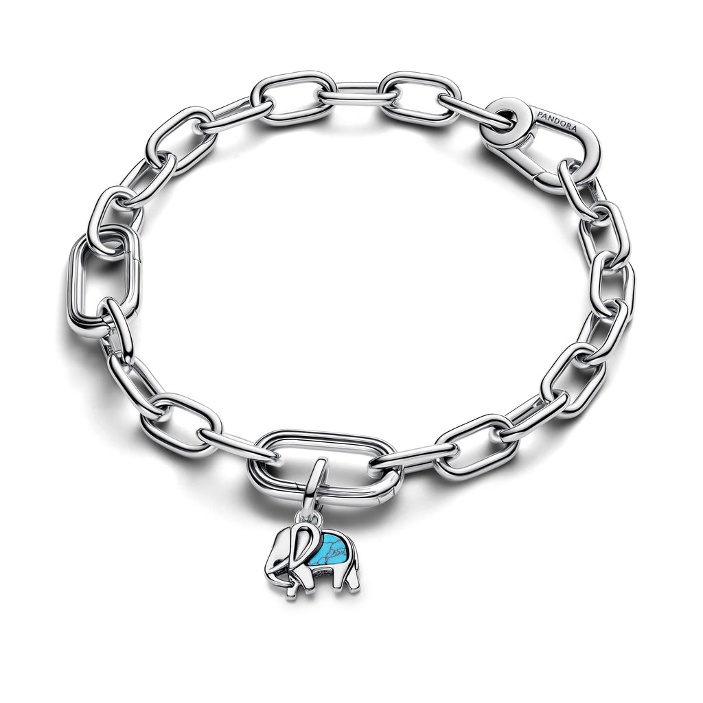 Pandora Turquoise-colored Elephant Mini Dangle Charm
