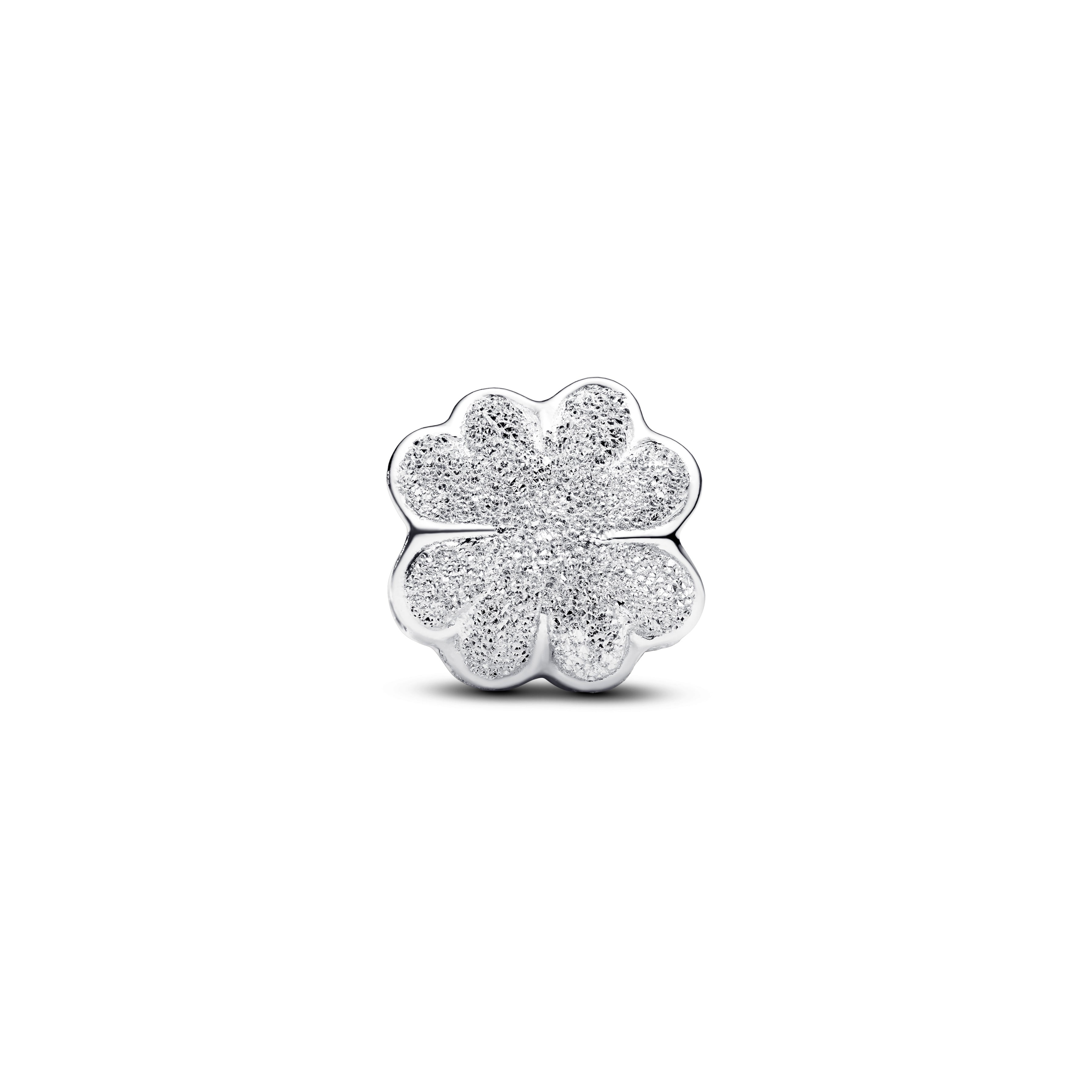 Pandora Textured Clover Mini Charm