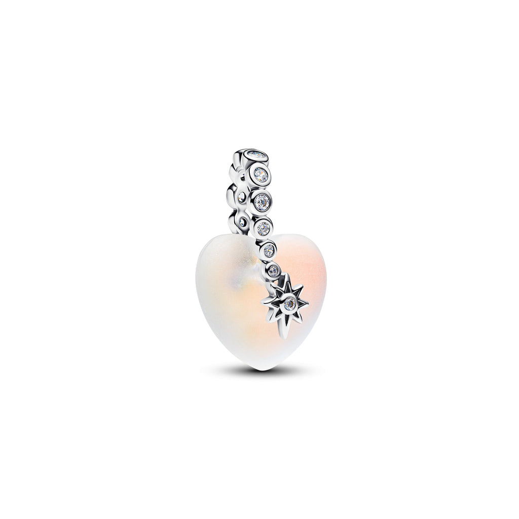Pandora Shooting Star & Heart Dangle Charm