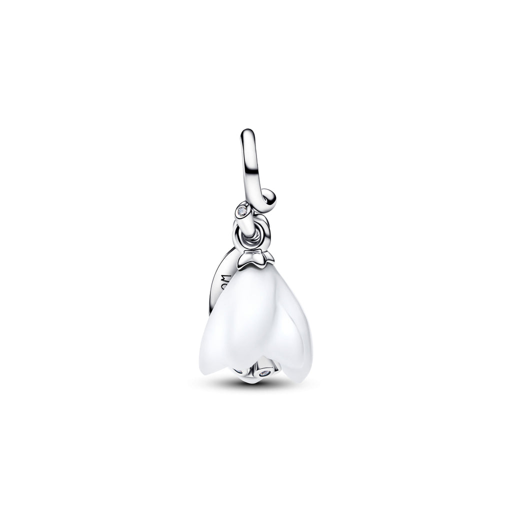Pandora Snowdrop Flower Dangle Charm