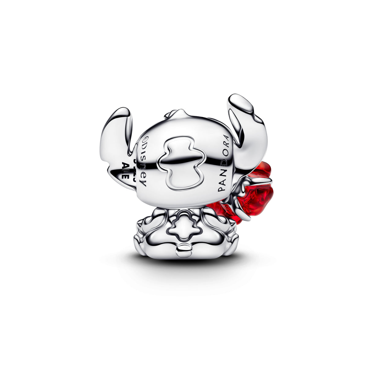 Pandora Disney Stitch Rose Murano Glass Charm