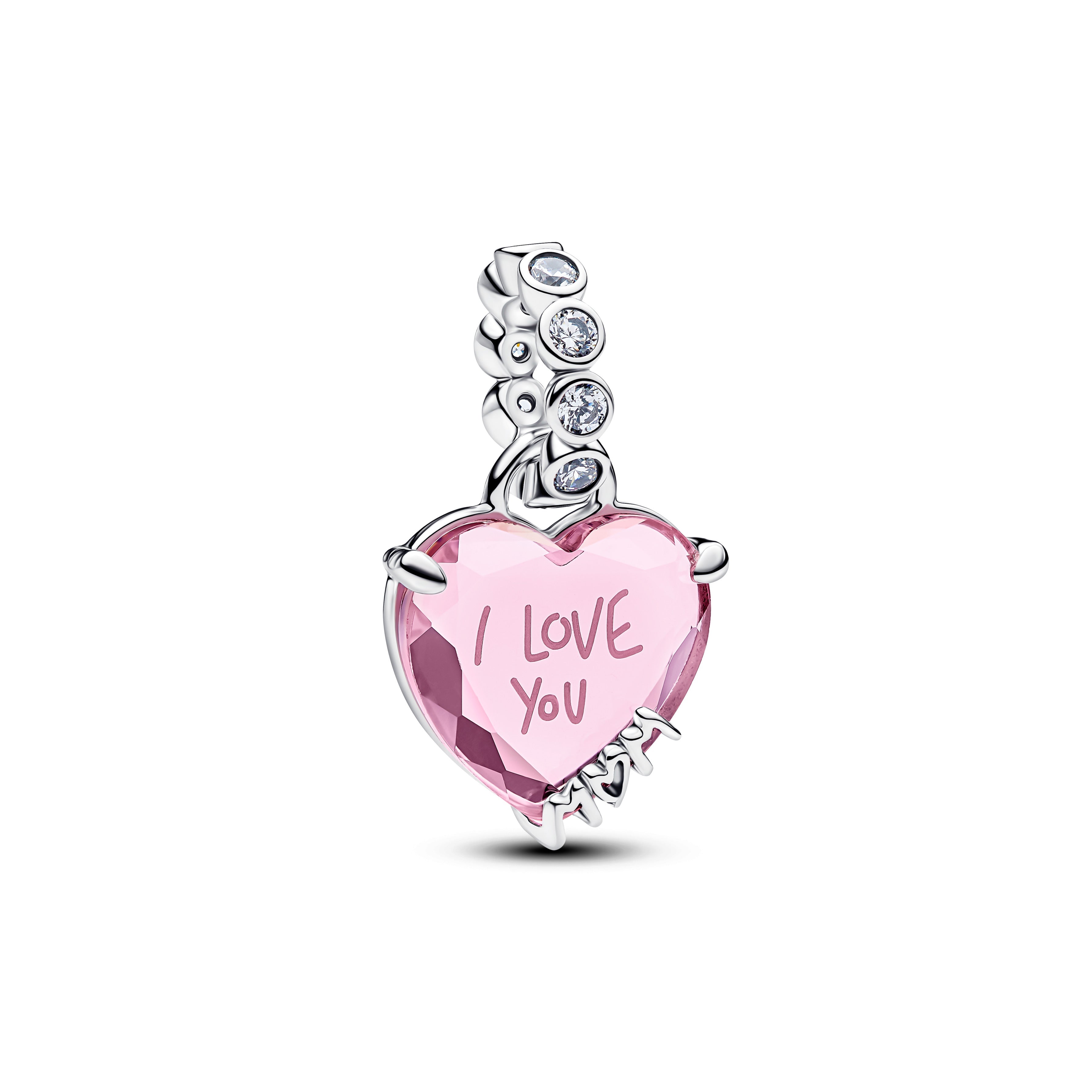 Pandora I Love You Mom Dangle Charm