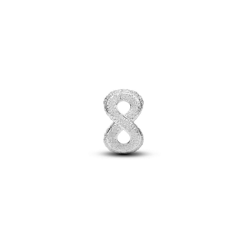 Pandora Textured Infinity Symbol Mini Charm