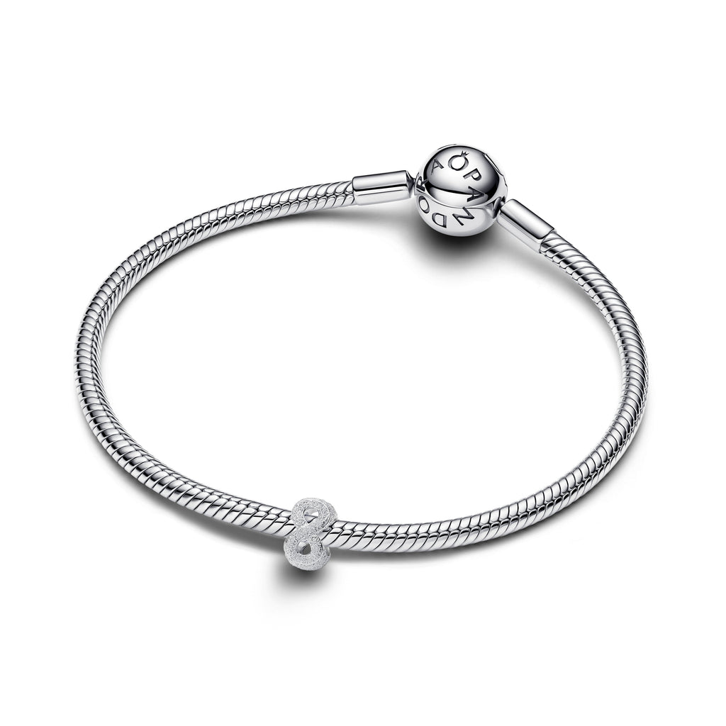 Pandora Textured Infinity Symbol Mini Charm