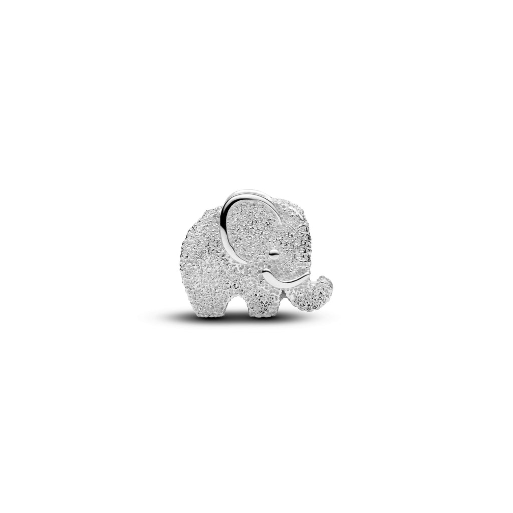 Pandora Textured Elephant Mini Charm