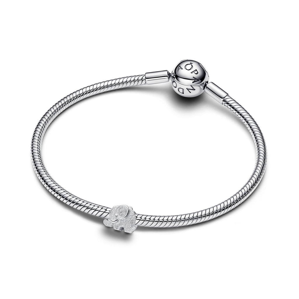 Pandora Textured Elephant Mini Charm