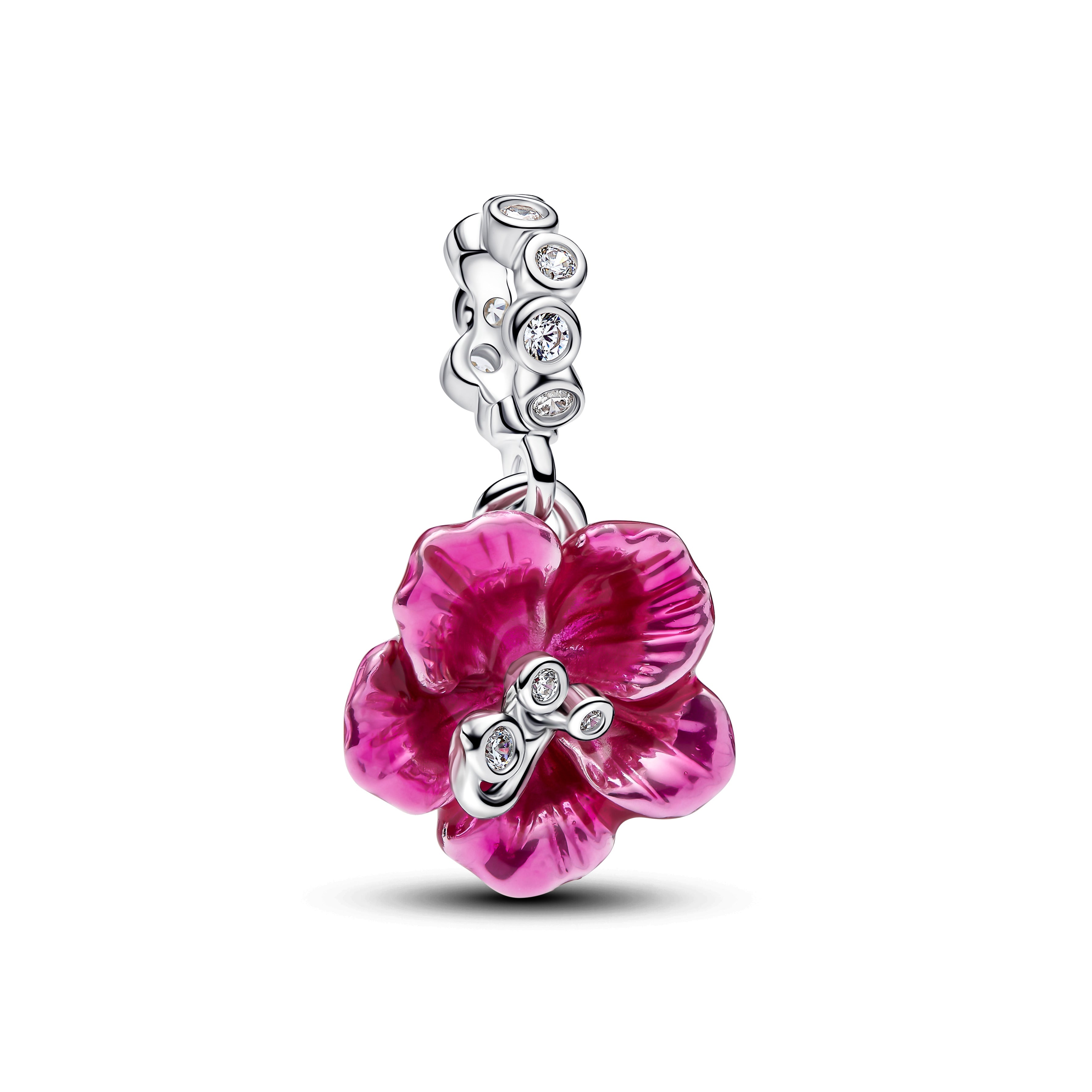 Pandora Hibiscus Dangle Charm