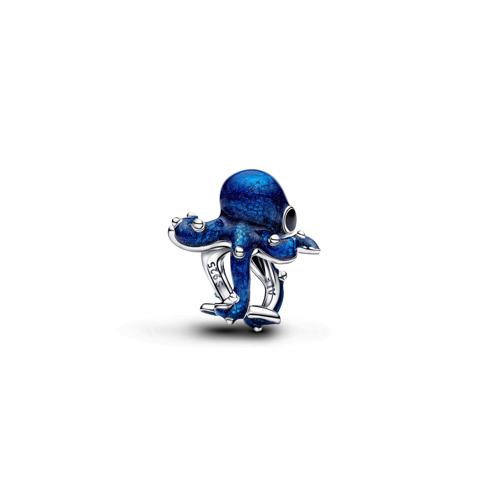 Pandora Blue Octopus Charm