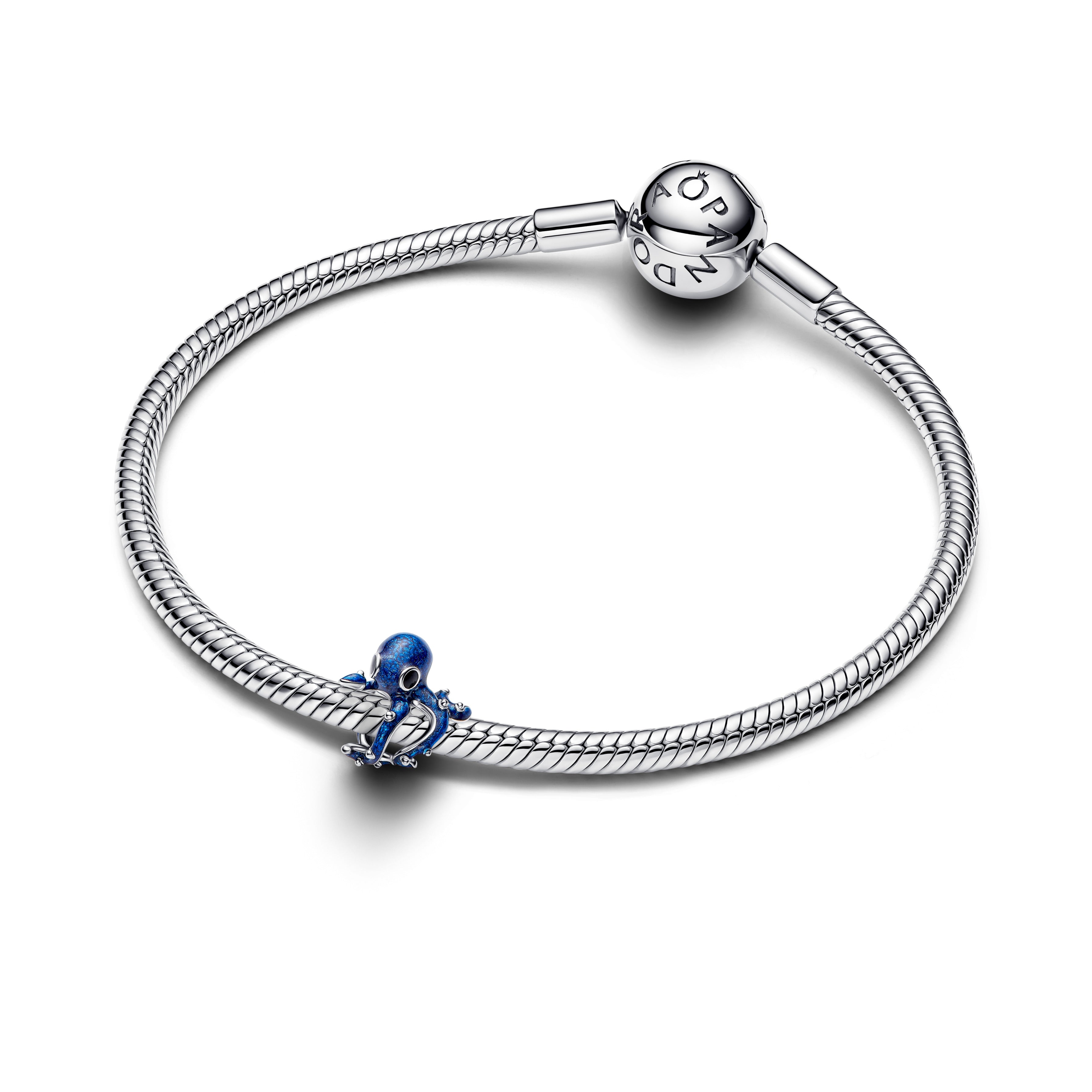Pandora Blue Octopus Charm