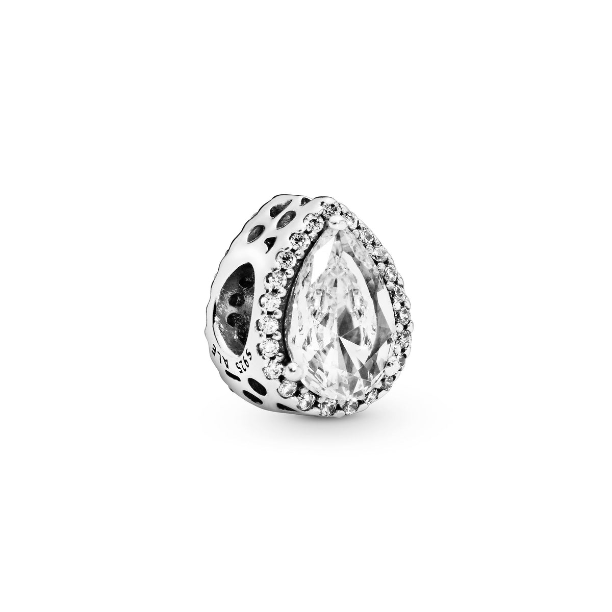 Pandora Sparkling Teardrop Halo Charm