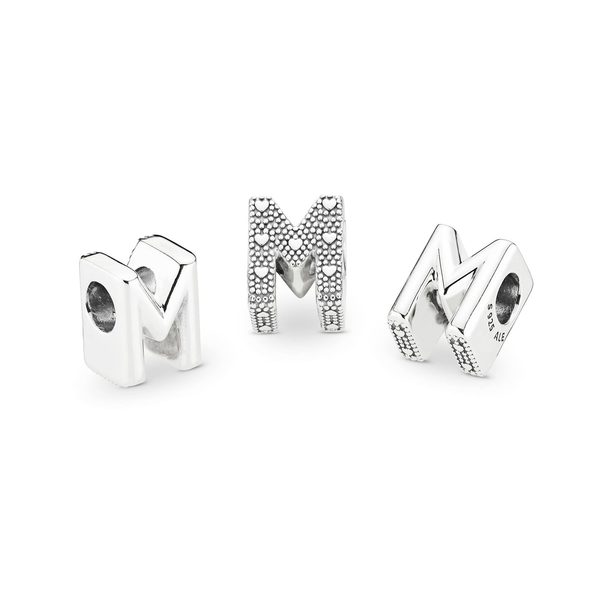 Pandora Letter M Alphabet Charm