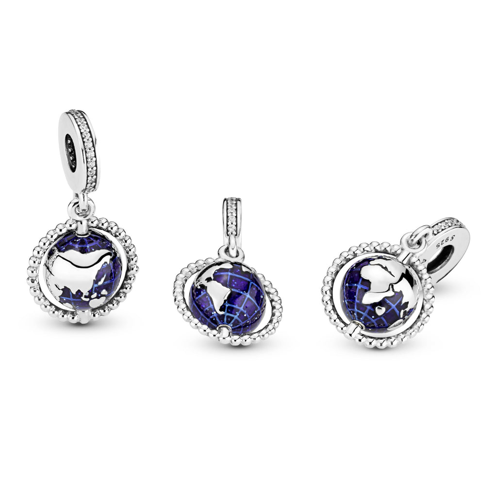 Pandora Spinning Globe Dangle Charm