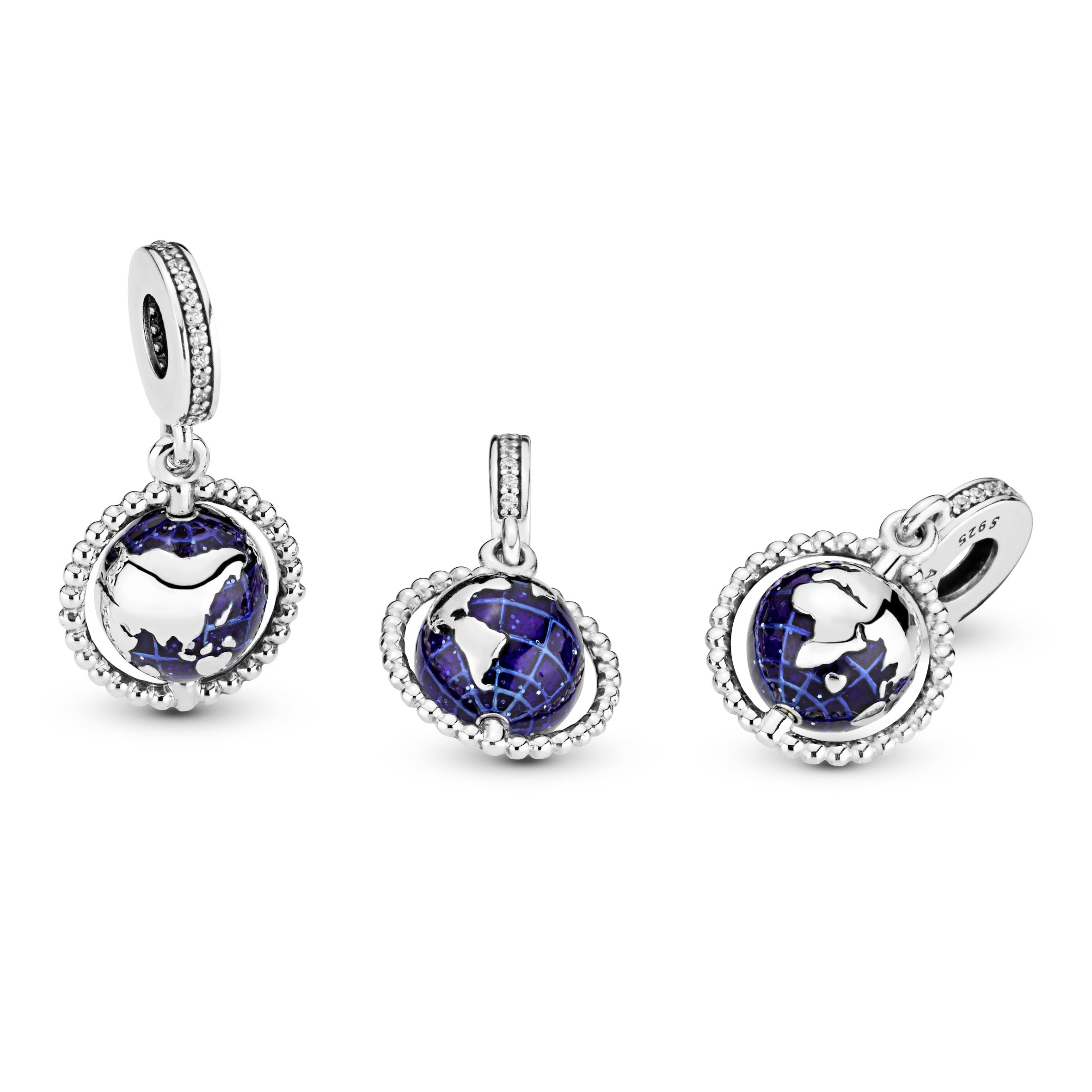 Pandora Spinning Globe Dangle Charm